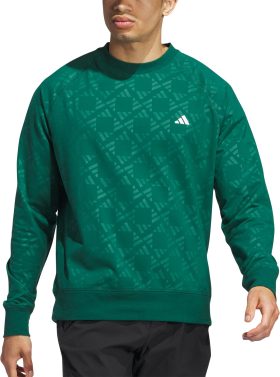 adidas Ultimate365 Tour Men's Golf Sweatshirt - Green, Size: Medium
