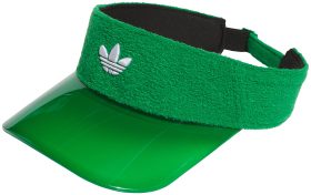 adidas Womens Originals Tour Terry Golf Visor - Green, Size: One Size