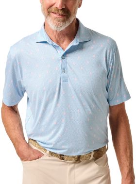 johnnie-O Bears Featherweight Performance Men's Golf Polo - Blue, Size: Small