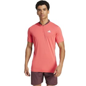 Adidas Men's FreeLift Polo Pro Shirt (Semi Lucid Red)