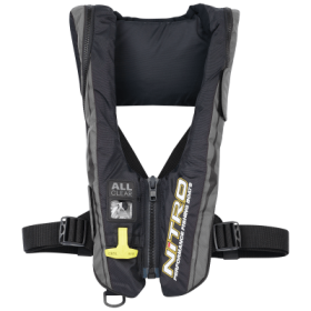 Bass Pro Shops AM33 Nitro Inflatable Life Vest - Black