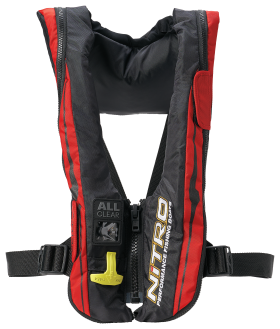 Bass Pro Shops AM33 Nitro Inflatable Life Vest - Red