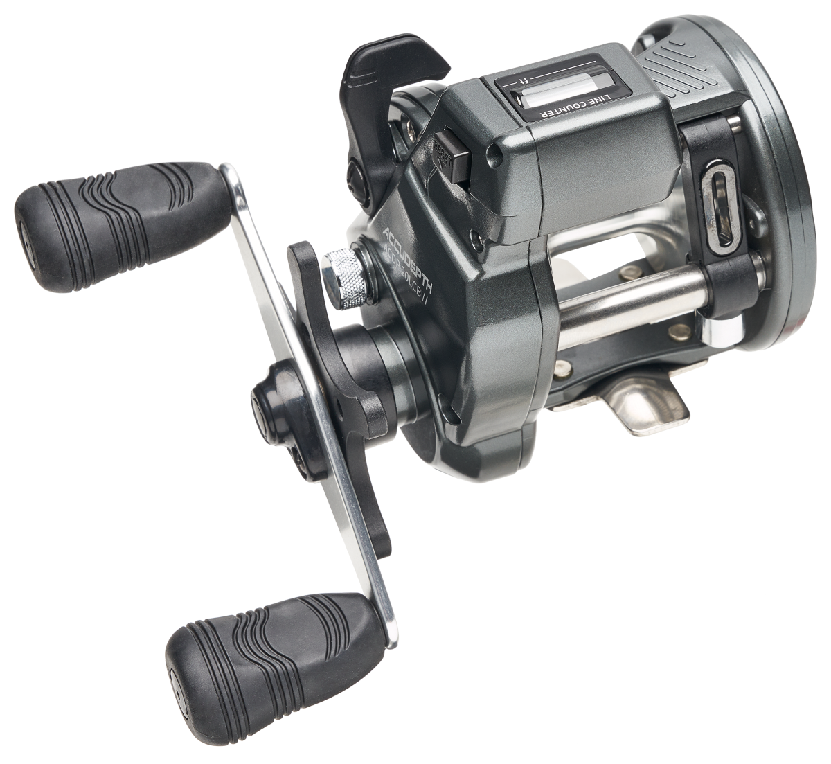 Daiwa Accudepth Plus-B Line Counter Reel - Right - 4.2:1 - Dual Paddle Handle - Line Cap. 12/450
