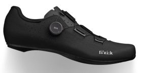 Fizik Tempo Decos Carbon Road Shoes (Wide) - Black Black - 46