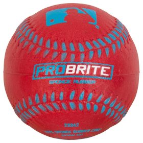Franklin MLB ProBrite Rubber Tee Ball in Red Size 9 in