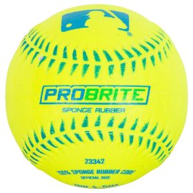 Franklin MLB ProBrite Rubber Tee Ball in Yellow Size 9 in