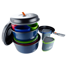 GSI Outdoors Bugaboo 23-Piece Ceramic Camper Cook Set