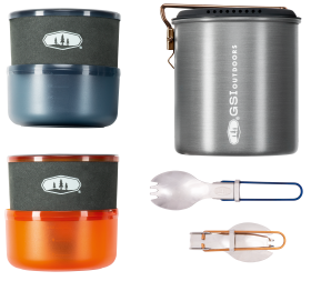 GSI Outdoors Halulite Microdualist 11-Piece Cook Set