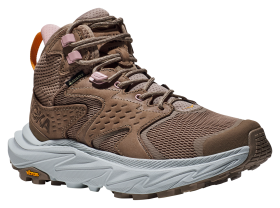 HOKA Anacapa 2 Mid GTX Waterproof Hiking Boots for Ladies - Dune/Ice Flow - 11M