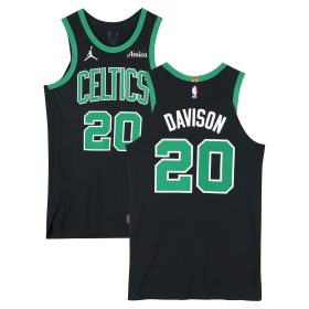 JD Davison Boston Celtics Game-Used #20 Black Jordan Brand Jersey vs. New York Knicks on May 14, 2025 - Eastern Conference Finals Game 5 - Size 46+4