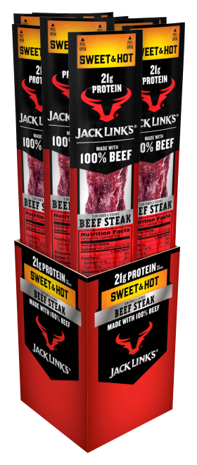 Jack Link's Sweet and Hot Beef Steak - 12 Pack