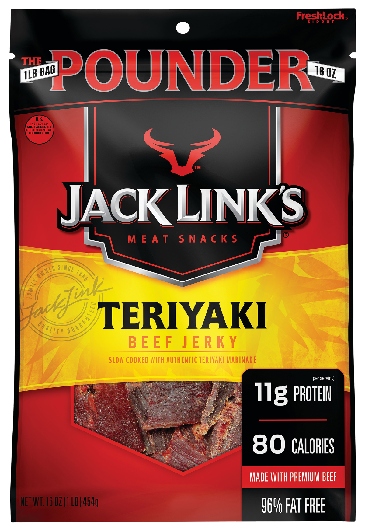 Jack Link's Teriyaki Beef Jerky - 16 oz.