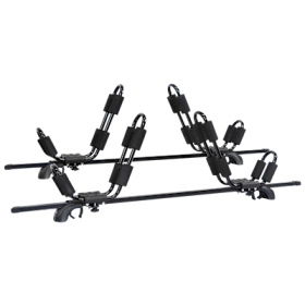 Malone STEELTOP Cross Rails with EcoRack J-Rack Kayak Carrier 2-Pack