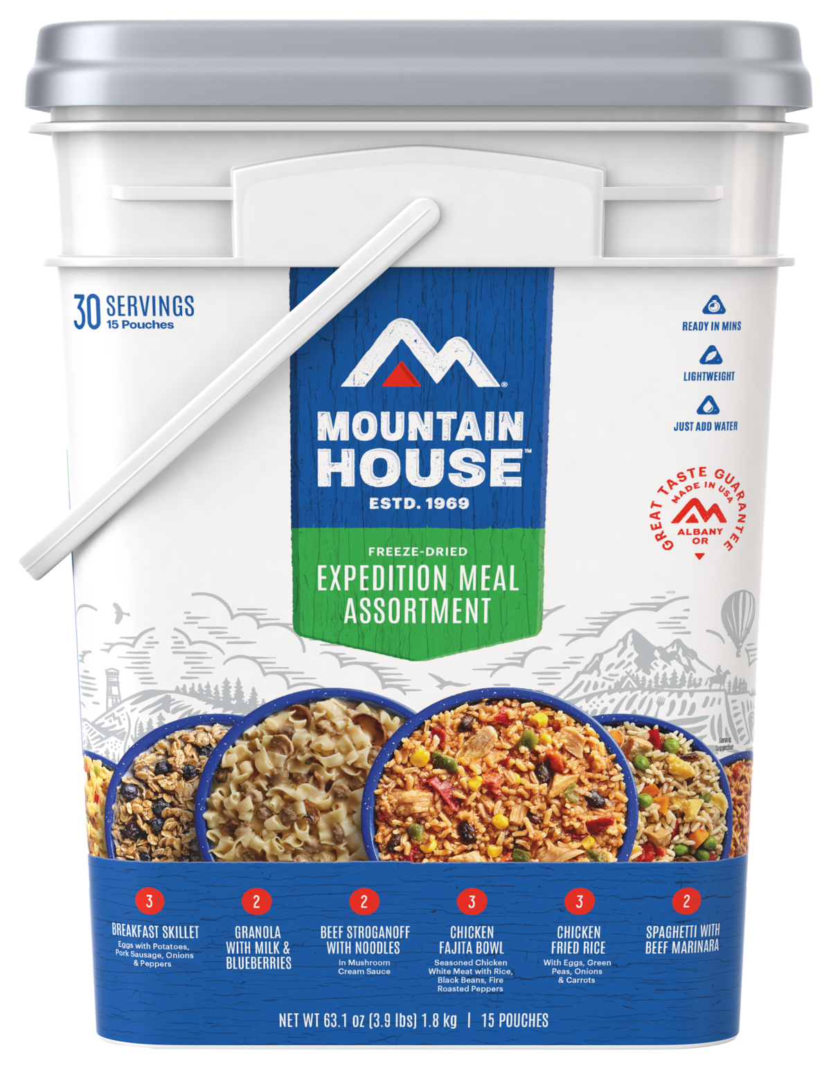 Mountain House Expedition Bucket
