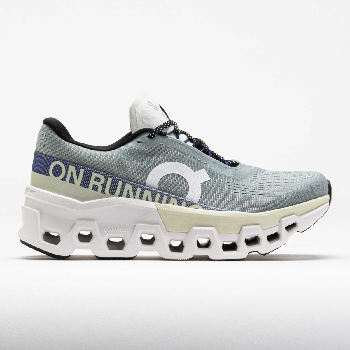 On Cloudmonster 2 Men's Running Shoes Mineral/Aloe Size 9 Width D - Medium