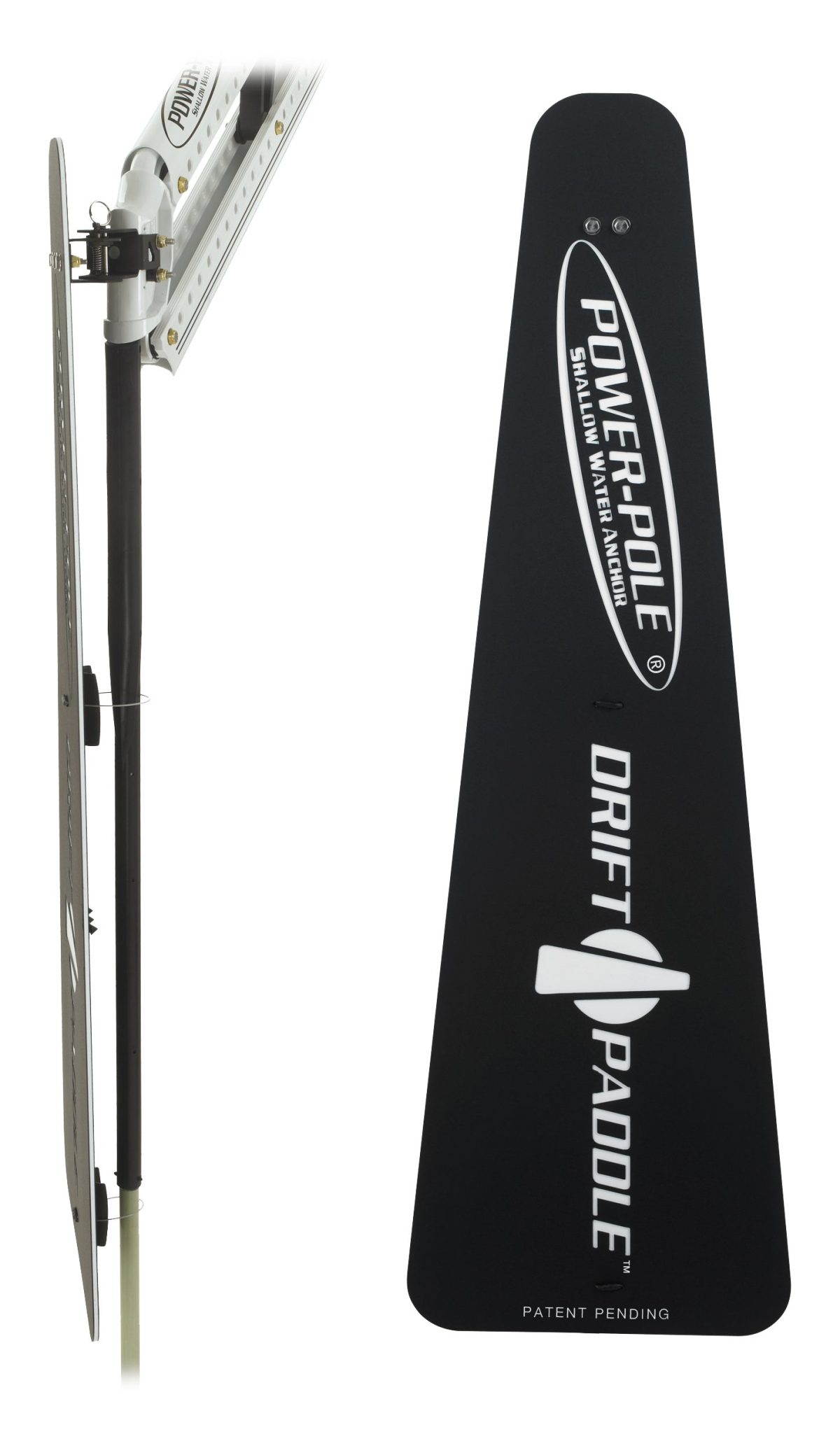Power-Pole Drift Paddle Accessory for Shallow Water Anchors