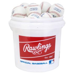 Rawlings 3 Gallon Bucket of R8U Recreational Baseballs - 24 Count