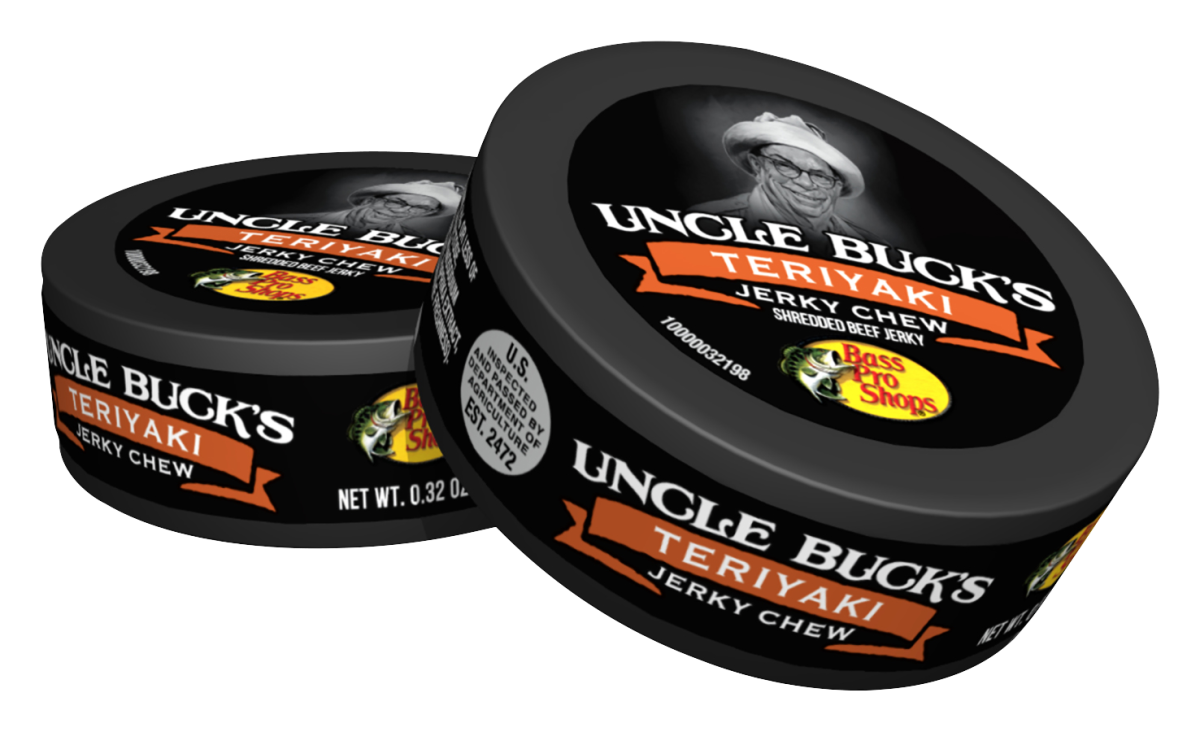 Uncle Buck's Teriyaki Flavor Shredded Beef Jerky Chew 36-Pack