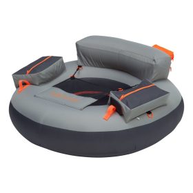 White River Fly Shop Lost Lake Round Float Tube - Gray/Orange