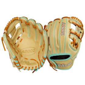 Wilson A2000 DP15 11.5" Baseball Glove - Blonde/Seafoam - 2025 Model Size 11.5 in